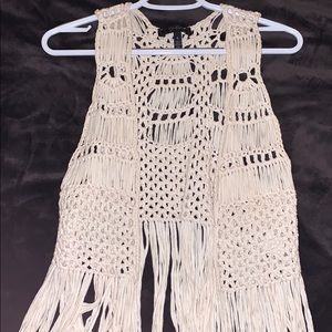 Festival summer fringe vest